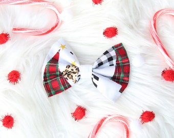 Wonderland " Pet bow  for Rabbits, Dogs, Cats, Guinea Pigs, Bunny, hedgehogs & small pets.Christmas