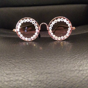 Pink Diamond bril voor konijnen, konijnen, katten en kleine huisdieren. Zonnebrillen afbeelding 4