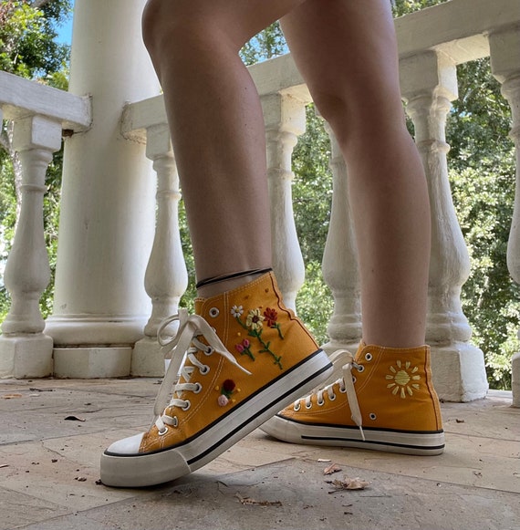 Mustard high tops hotsell