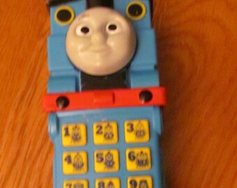 Thomas The Train Tank Engine Toy Cell Phone Musical Talking Telephone Mattel 2000 vintage