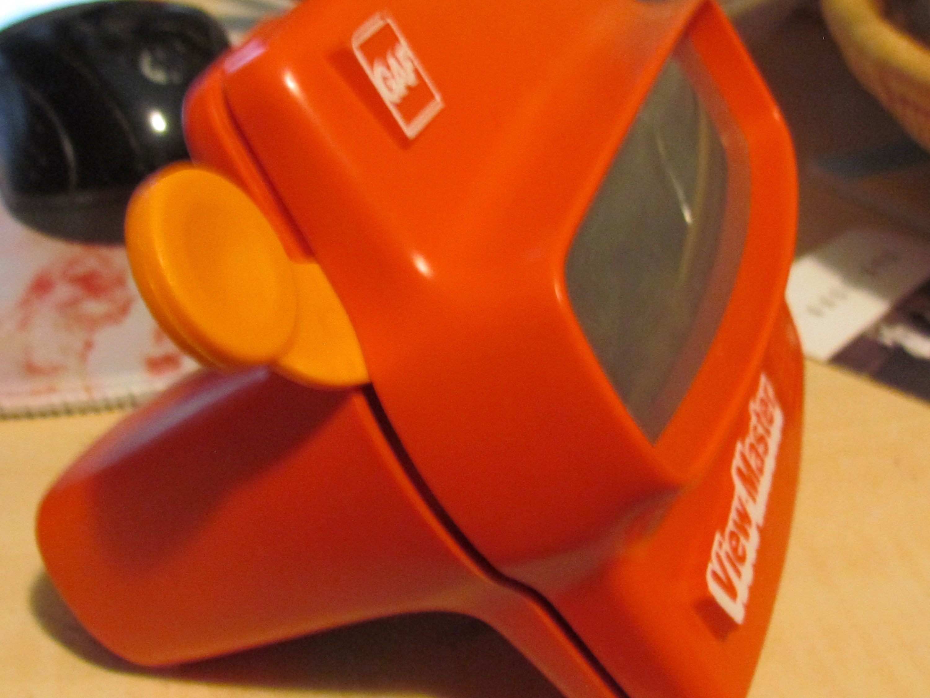 Reels Toy 3D View-master Fisher-price Player Viewer Red Orange Old  Fashioned Toy 