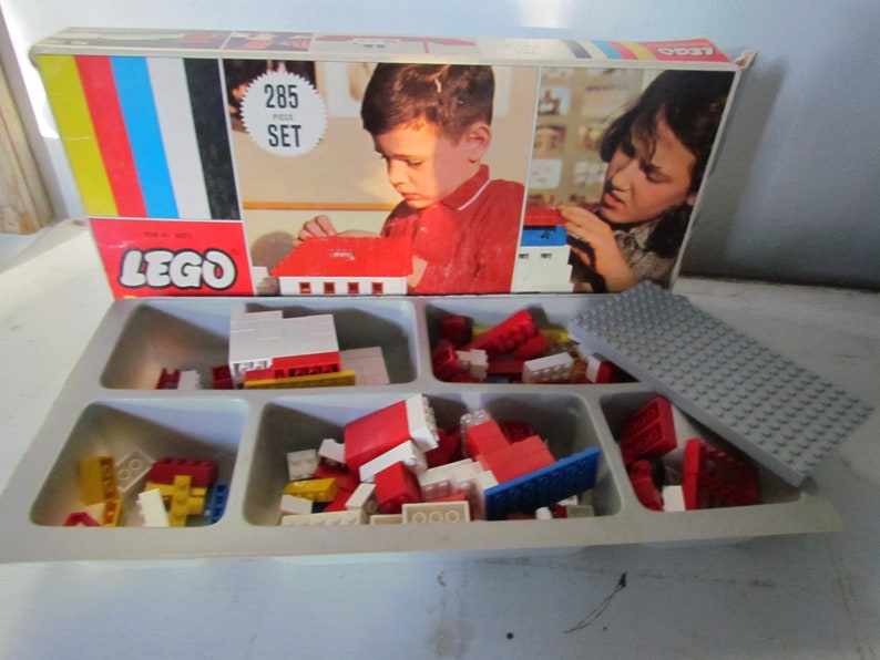 RETRO Vintage Lego Building Block Toys No. 285 Basic Set over Etsy