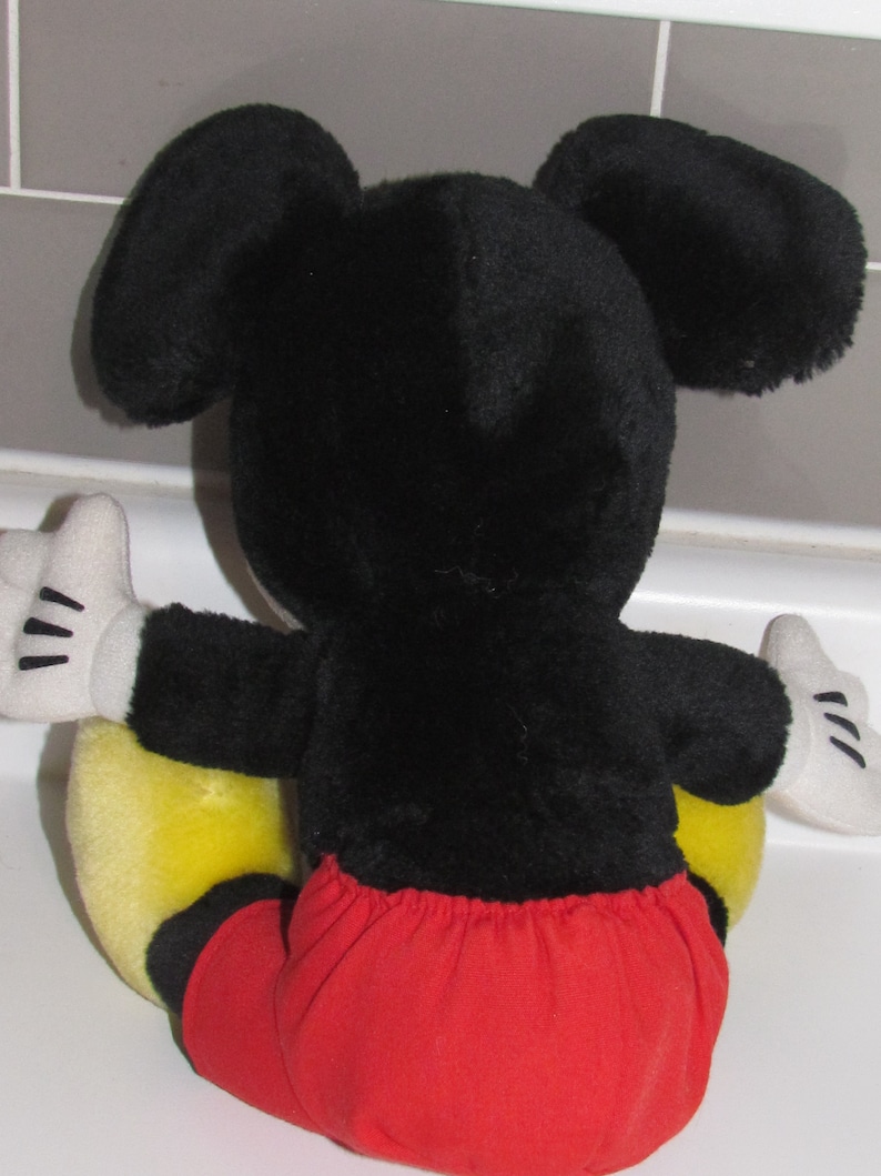 Vintage Disneyland Walt Disney Mickey Mouse Plush Stuffed Animal Toy image 10
