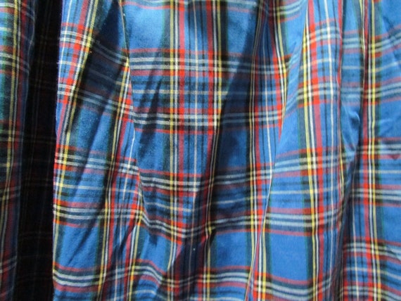 Vintage long  plaid skirt  Hippie boho Prairie Ju… - image 8