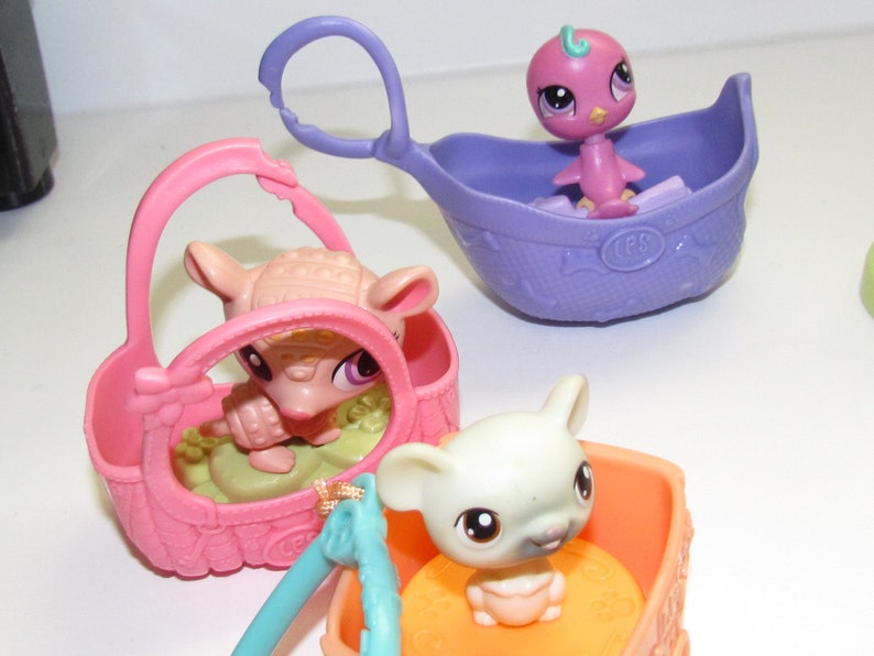 7 Mcdonalds Happy Meal Littlest Pet Shop Figures Lot French Etsy