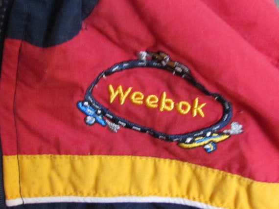 90's Vintage Weebok Reebok 24 mths windbreaker li… - image 3