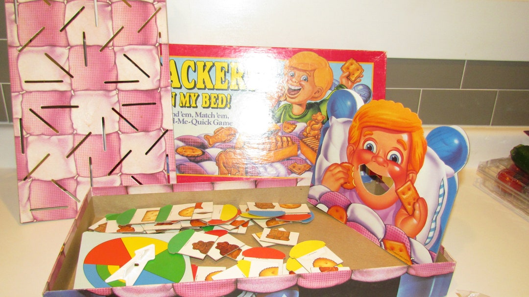 90's Vintage Crackers in My Bed Parker Brothers Board Etsy