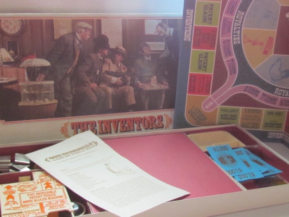 PARKER BROTHERS , THE INVENTORS GAME , 1974 GAME OF CRAZY