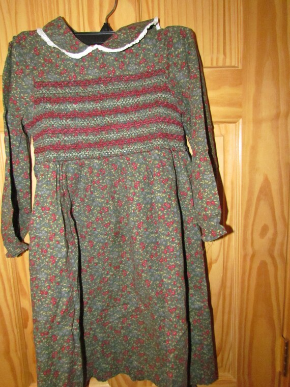 laura ashley smocked dress
