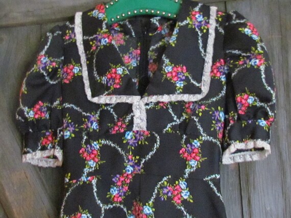 Vintage 70's retro Boho Hippie Summertime Prairie… - image 1