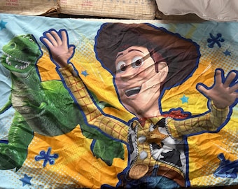 Disney Toy Story Buzz Lightyear Woody Cowboy  pillow standard case 2 sided 1995 film