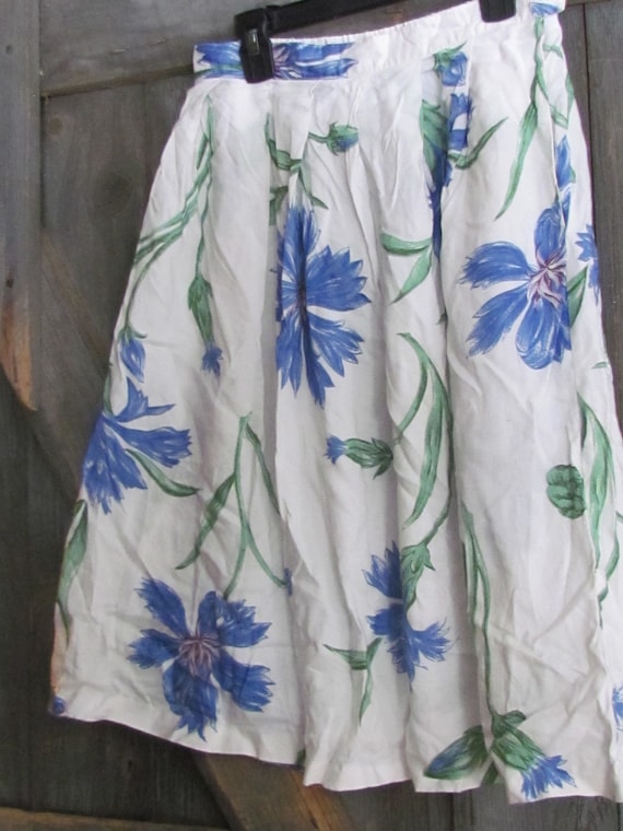 Vintage 90's Koret Hawaiian floral skirt size 10 r