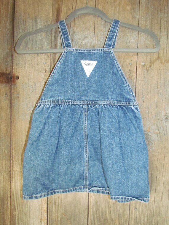 90's Girl's vintage OshKosh B'Gosh Girl's denim j… - image 2