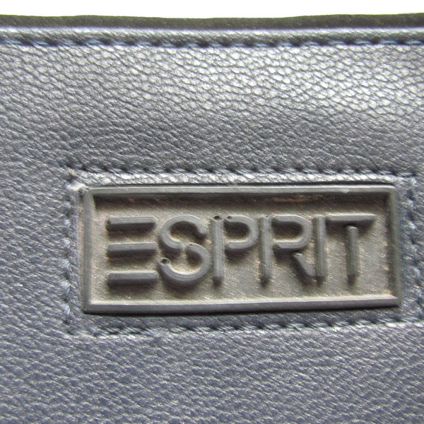 Vintage Esprit 1980's navy blue Shoulder Crossbody Bag USA California 90's