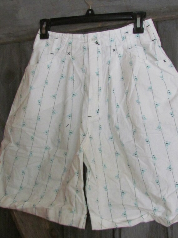 Vintage Outback Red Limited Mom Shorts 80 s 90 s Pin Striped Size
