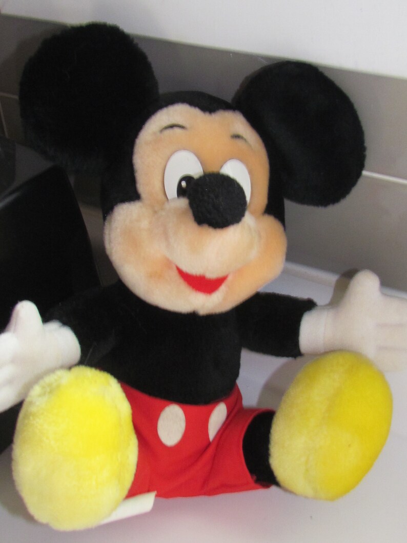 Vintage Disneyland Walt Disney Mickey Mouse Plush Stuffed Animal Toy image 9