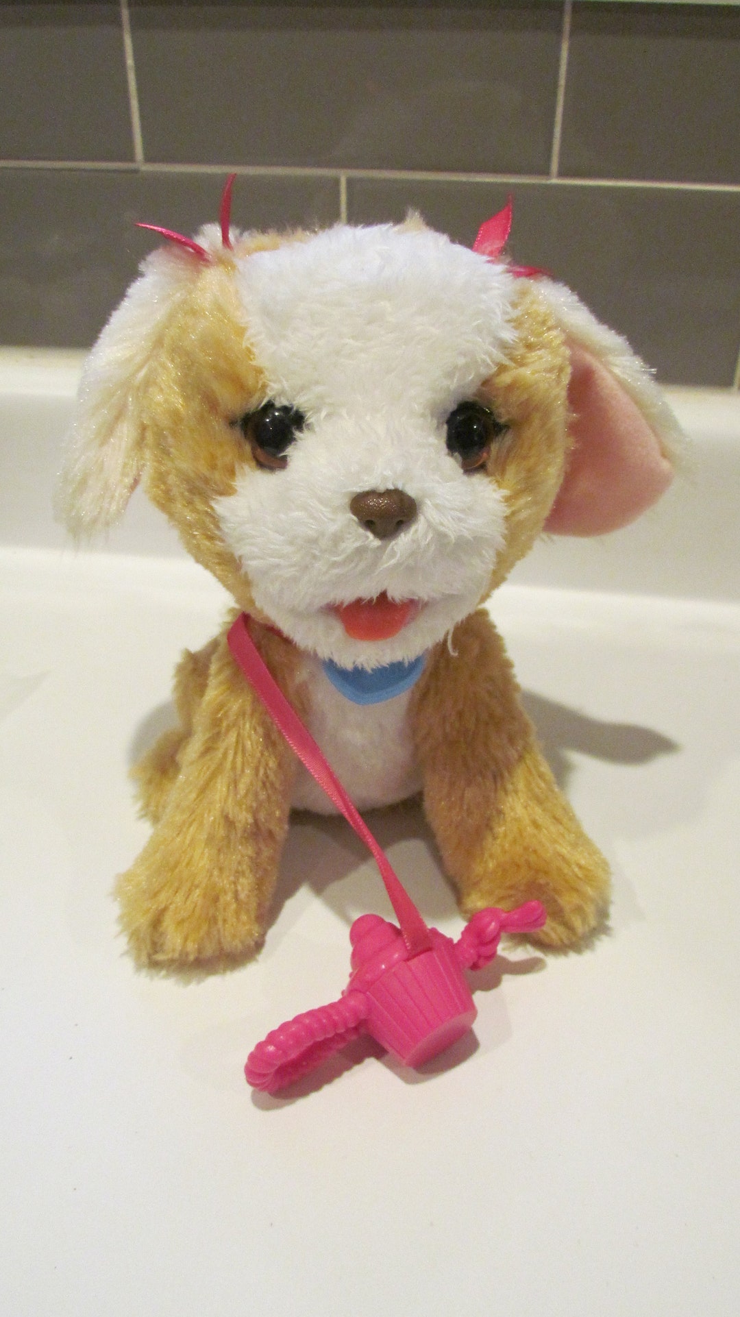 Furreal Friends Li'l Big Paws Tug 'n Love Bouncy Pet Toy Interactive