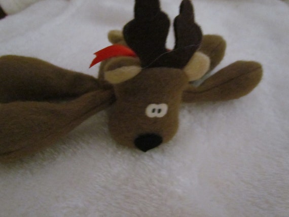 vintage reindeer stuffed animal