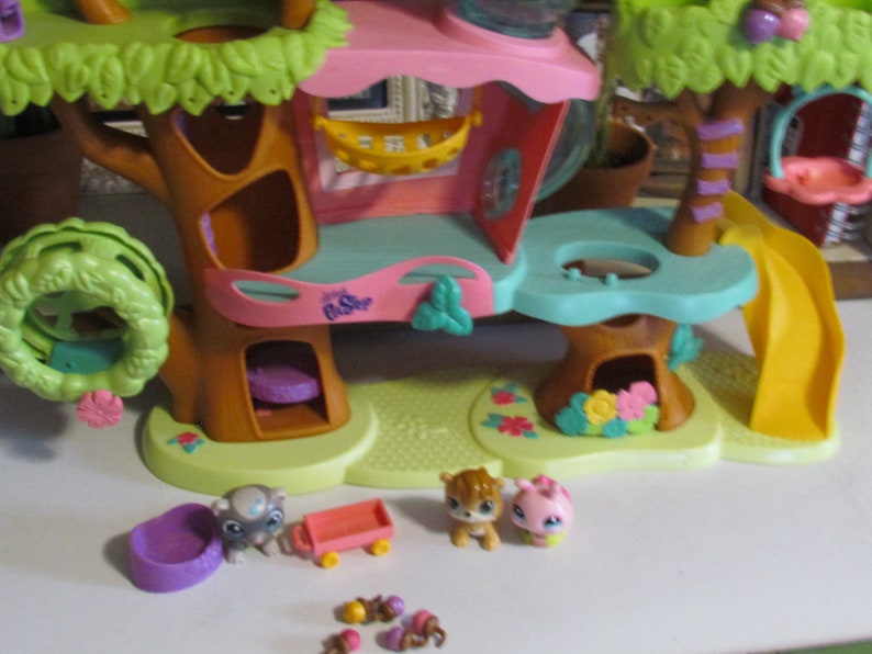 Littlest Pet Shop Magic Motion Tree House Playset Hasbro LPS Etsy