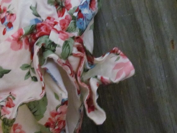 Vintage 90's floral roses puffy sleeve dress Wome… - image 4