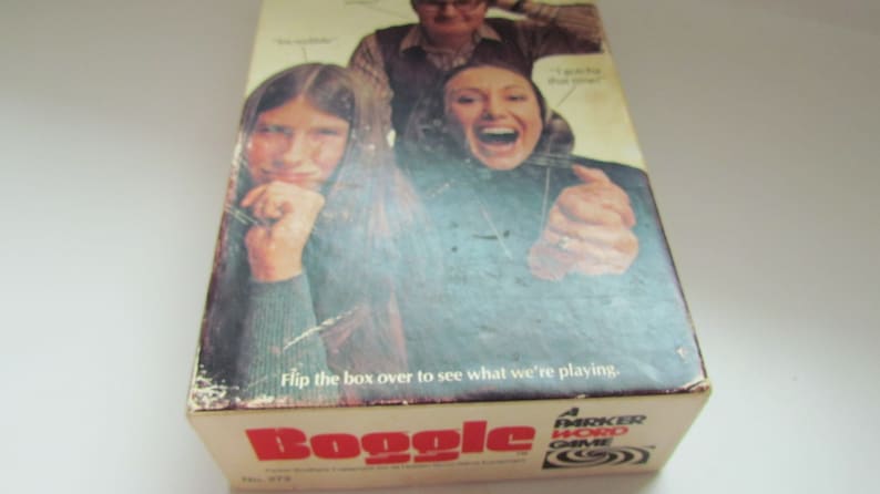 70's Original VINTAGE 1973 Parker Brothers Boggle Game General Mills ...