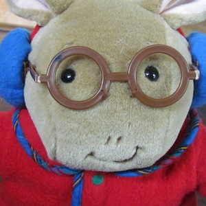 90's Vintage Arthur Plush Doll Toy Stuffed Animal Marc Brown Eden 1996 Kids PBS show