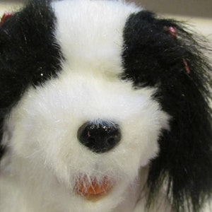 Furreal Friends Newborn Black White Puppy Interactive Plush Hasbro