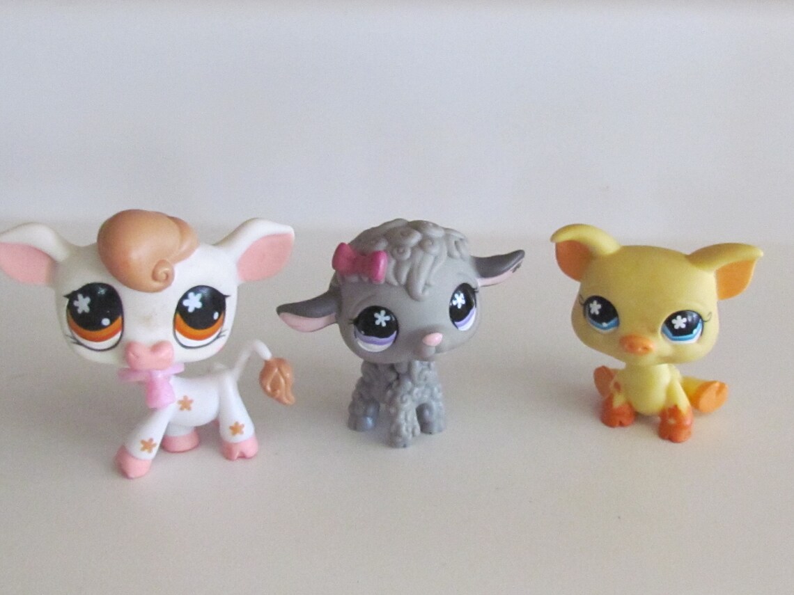 Hasbro Littlest Pet Shop Themed Playpacks Petting Zoo animals Etsy