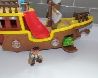 Fisher price Disney s Jake and the Never Land Pirates Jake s Musical Pirate Ship Toy Ship Etsy
