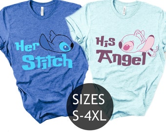 lilo and stitch couple shirts