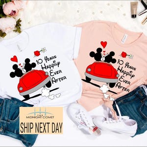 Disney Paare Jubiläum Shirts, Disney Valentine Shirts, Disney Shirts für Paare, Disney Shirt für Frauen, Hochzeitsjubiläum Shirt