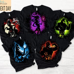 Disney Villain Shirt, Matching Bad Girls Shirt, Evil Friends Shirt, Disney World Maleficent Evil Queen Ursula Cruella Shirt, Bad Witches Tee