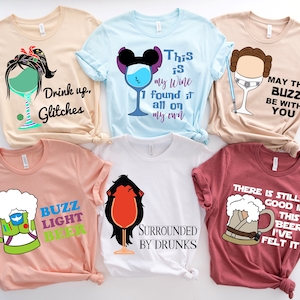 Disney Food and Wine Festival Shirts, passendes Disney Urlaub Shirt, Epcot Food and Wine Festival, lustiges Disney Drink Shirt, Disney Shirt