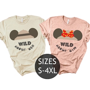 Animal Kingdom Shirts, Wild Mickey shirt, Animal Kingdom Couple Shirts, Animal Kingdom Disney Vacation Shirts, Animal Kingdom, Wild Minnie