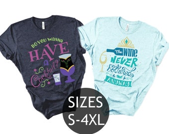 Frozen Elsa and Anna Shirts, Disney Sister Matching Shirts, Disney Frozen Shirts, Elsa Shirt, Disney Drinking Shirt, Drinking Around World