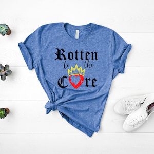 Disney Shirt für Frauen, Disney T-Shirt, Descendants Shirt, Schneewittchen Shirt, verrottet zum Kern Shirt, böse Königin Shirt, Disney Familie Shirt