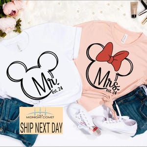 Disney Paare Jubiläum Shirts, Disney Valentine Shirts, Disney Shirts für Paare, Disney Shirt für Frauen, Hochzeitsjubiläum Shirt
