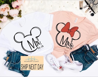 Disney Couples Anniversary Shirts, Disney Valentine Shirts, Disney Shirts for Couples , Disney Shirt for Women, Wedding Anniversary Shirt