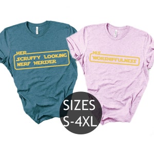 Starwars Leia Princess and Han Solo Couple Shirts, I Take Orders from No One But Her, Han Solo Shirt, Honeymoon Matching, Anniversary Gifts