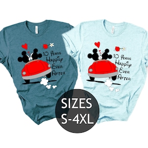 Disney Paare Jubiläum Shirts, Disney Valentine Shirts, Disney Shirts für Paare, Disney Shirt für Frauen, Hochzeitsjubiläum Shirt
