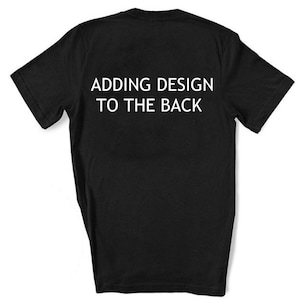 Adding design to the back