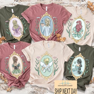 Coquette Bow Disney Princess Shirt, Cinderella Belle Rapunzel Tinkerbell Elsa Anna  WDW Disneyland Girls Trip Shirt, Princess Birthday Girl