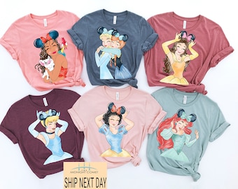 Mama mini shirt, Disney mama shirt, mommy and me shirt, matching mom and me shirt, mother and me outfits, mom and daughter Tee, Minnie gift