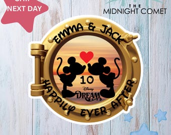 Magnetyczny rejs Disney DCL Myszka Miki i Myszka Minnie, rocznica ślubu, miesiąc miodowy, linia rejsowa Disney, spersonalizowany