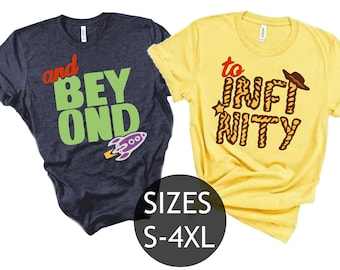 Toy Story Shirt, To Infinity And Beyond Shirt, Buzz Shirts, Disney Shirts, Disney Couple Shirts, Disney Best Friend Shirts, Disneyland Shirt