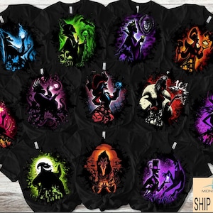 Disney Halloween 2025 Custom Shirt,Custom Halloween Disney Tshirt,Disney Family Matching Halloween Tee,Disneyland Halloween Shirts,Fall Tee