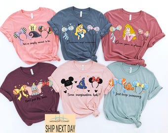 Comfort Color® Vintage Disney Princess Shirt Disneyworld Shirt Cinderella Belle Rapunzel Ariel SnowWhite Disney Trip Princess Birthday