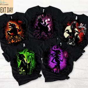 Disney Bad Girls, Evil Queens Shirt, Evil Princesses Tshirt Disney Bad Girls, Evil Queens Shirt, Evil Princesses Tshirt