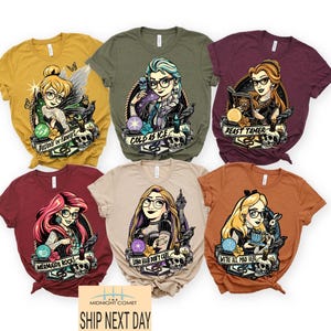 Disney Rocker Princess Shirt, Disney Punk Princess Shirt, Tattoo Disney Princess Shirt, Villains Princess Disney Shirt, Disney Trip Shirt