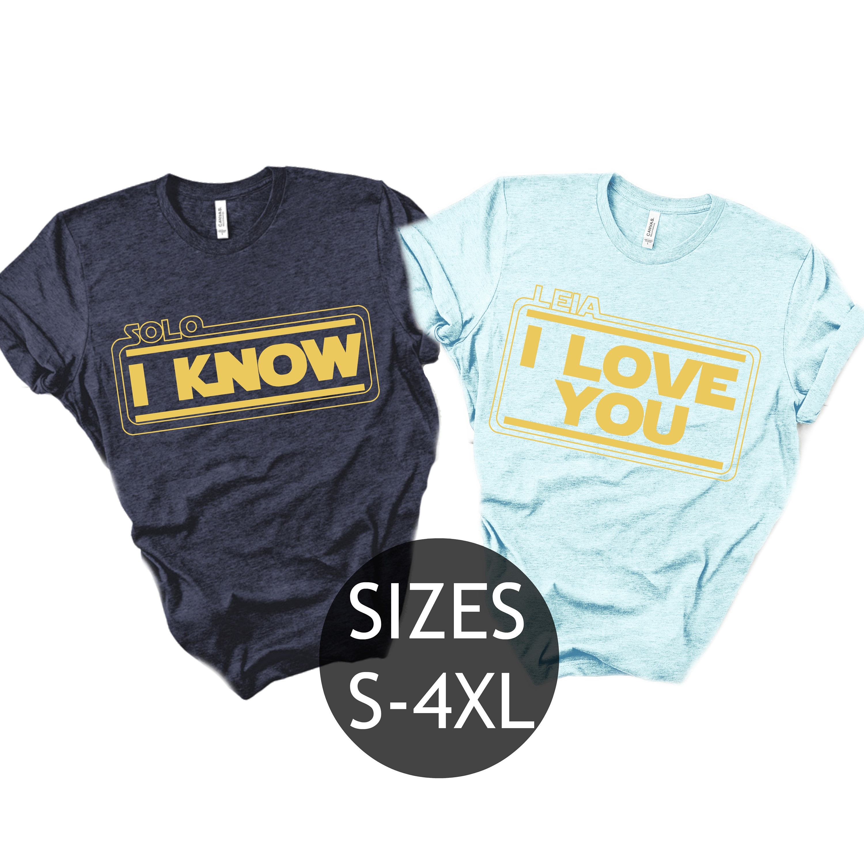 Han and Leia I Love You I Know - Etsy